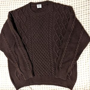 ARITZIA Sunday Best Peggy Sweater, Brown, Size XS